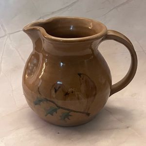 Vintage 1989 Handmade Pottery with Birds